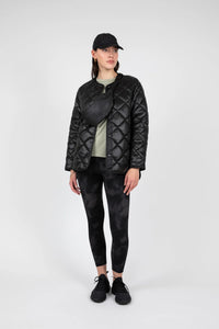 MARLOW ALPINE QUILTED JACKET BLACK