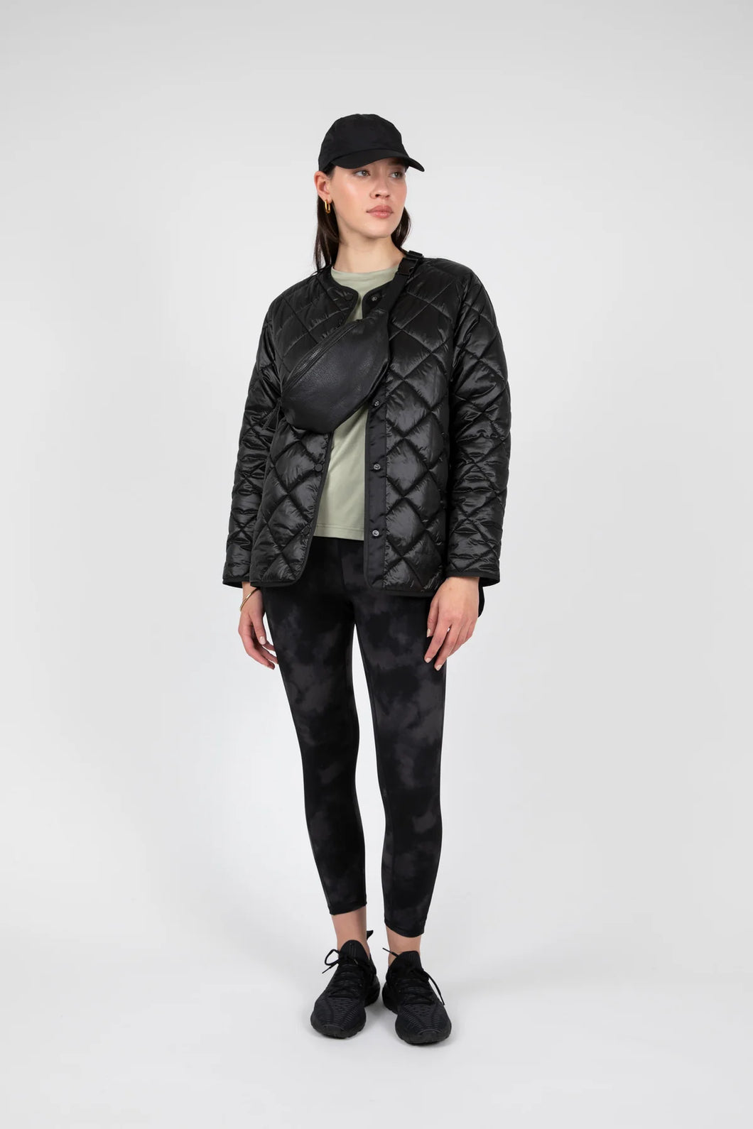 MARLOW ALPINE QUILTED JACKET BLACK