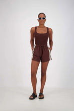 Load image into Gallery viewer, JASMINE ALEXA PANAREA SHORTS BROWN
