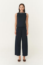 Load image into Gallery viewer, ROWIE MARYANNE BARREL LEG PANTS INK
