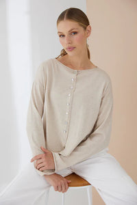 MIA FRATINO MALTA SILKY CARDI
