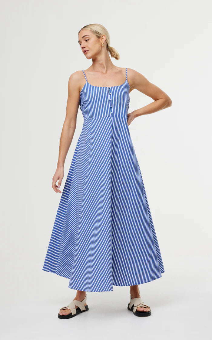 rivera midi dress KINNEY MIA DRESS RIVERA STRIPE – Ruby Rose Te Awamutu