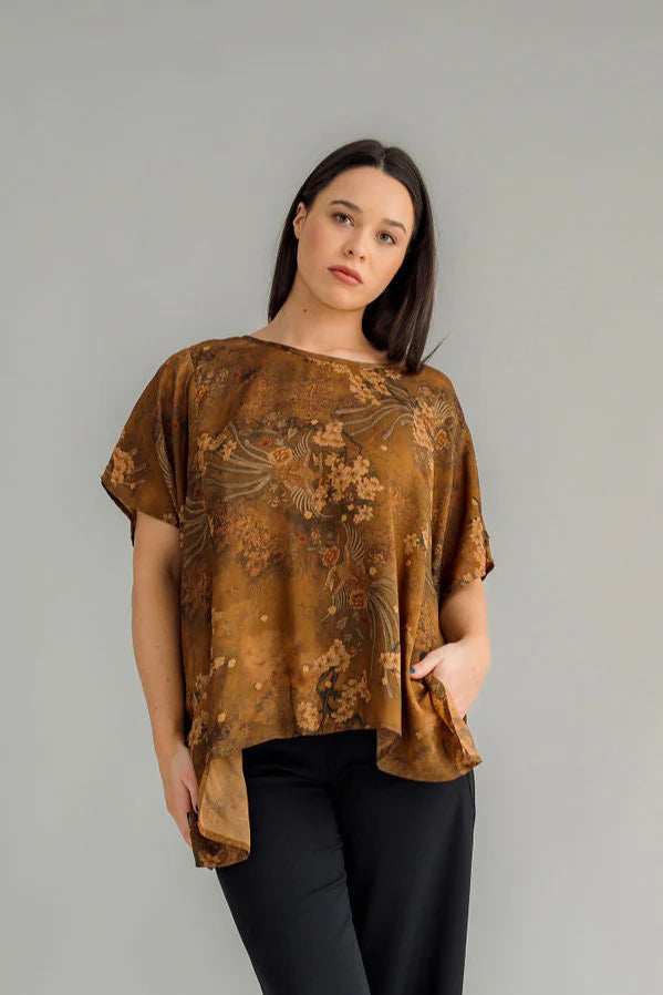 NES CIVITA TOP BIRDY PRINT