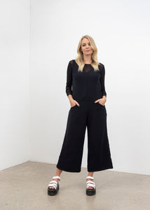 NES LOUNGE JUMPSUIT BLACK