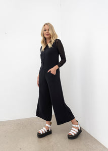 NES LOUNGE JUMPSUIT BLACK