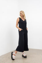 Load image into Gallery viewer, NES LOUNGE JUMPSUIT BLACK
