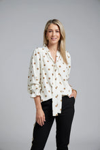 Load image into Gallery viewer, NES ESME TOP IVORY POLKA DOT
