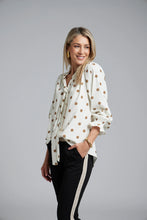 Load image into Gallery viewer, NES ESME TOP IVORY POLKA DOT
