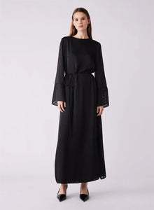 ESMAEE NIGHTFALL MIDI DRESS BLACK