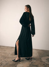 Load image into Gallery viewer, ESMAEE NIGHTFALL MIDI DRESS BLACK
