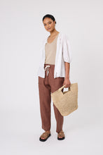 Load image into Gallery viewer, MARLOW NOTO LINEN TANK TAUPE
