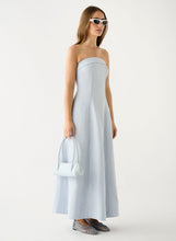 Load image into Gallery viewer, COMING SOON | ESMAEE OLIVIA MAXI DRESS ICE BLUE
