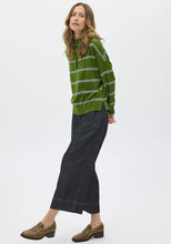 Load image into Gallery viewer, POL BEECH DRAWCORD KNIT GREEN/PEBBLE/BLUE

