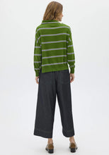 Load image into Gallery viewer, POL BEECH DRAWCORD KNIT GREEN/PEBBLE/BLUE
