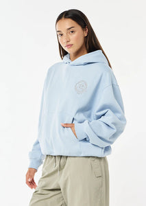PE NATION OUTPUT HOODIE DUSTY BLUE