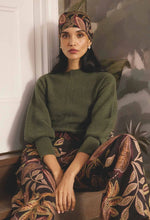 Load image into Gallery viewer, ONCE WAS ROSELLE MERINO WOOL RIBBED KNIT TOP
