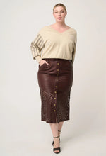 Load image into Gallery viewer, ONCE WAS ELSIE KNIT CREAM BRAID
