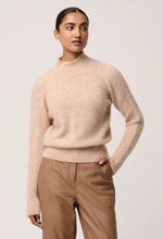 Load image into Gallery viewer, ONCE WAS SAVANNA ALPACA WOOL BLEND FLUFFY SWEATER
