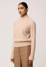 Load image into Gallery viewer, ONCE WAS SAVANNA ALPACA WOOL BLEND FLUFFY SWEATER
