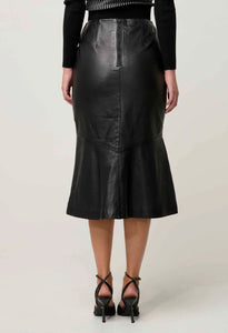 ONCE WAS MABEL LEATHER SKIRT