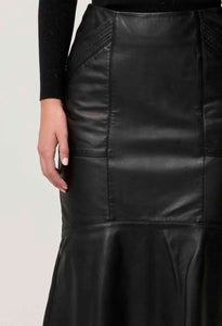 ONCE WAS MABEL LEATHER SKIRT
