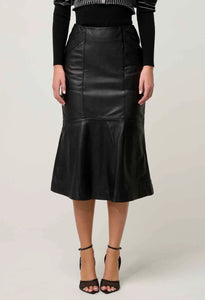 ONCE WAS MABEL LEATHER SKIRT