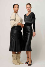 Load image into Gallery viewer, ONCE WAS MABEL LEATHER SKIRT
