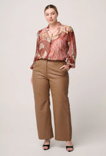 Load image into Gallery viewer, ONCE WAS FREYA BLOUSE CATHEDRAL BOTANIC
