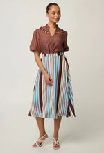 Load image into Gallery viewer, ONCE WAS CORALIE BLOUSE GARNET
