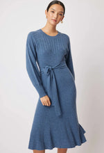 Load image into Gallery viewer, ONCE WAS SHAMMAR EXTRA FINE MERINO COTTON BLEND KNIT DRESS
