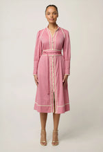 Load image into Gallery viewer, ONCE WAS ISLA DRESS BLUSH CHAMBRAY
