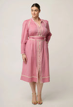 Load image into Gallery viewer, ONCE WAS ISLA DRESS BLUSH CHAMBRAY
