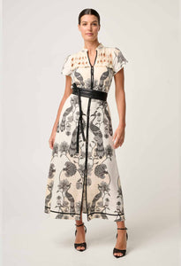 ONCE WAS XANTHIA DRESS IMPERIAL STONE