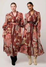 Load image into Gallery viewer, ONCE WAS LILIANA MAXI DRESS CATHEDRAL BOTANIC
