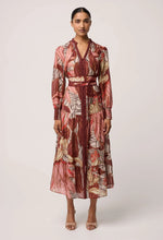 Load image into Gallery viewer, ONCE WAS LILIANA MAXI DRESS CATHEDRAL BOTANIC
