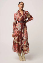 Load image into Gallery viewer, ONCE WAS LILIANA MAXI DRESS CATHEDRAL BOTANIC
