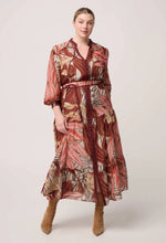 Load image into Gallery viewer, ONCE WAS LILIANA MAXI DRESS CATHEDRAL BOTANIC

