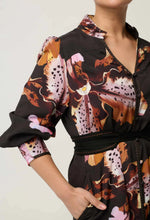 Load image into Gallery viewer, ONCE WAS MEREDITH MIDI DRESS SUNSET ORCHID

