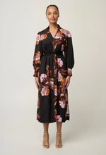 Load image into Gallery viewer, ONCE WAS MEREDITH MIDI DRESS SUNSET ORCHID
