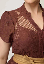 Load image into Gallery viewer, ONCE WAS SOLENE LACE DRESS
