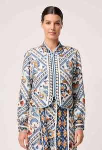 ONCE WAS AURORA REVERSIBLE JACKET PETINOS FLOROS/BLUE ASH
