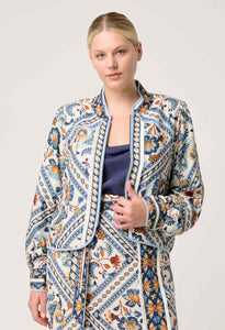 ONCE WAS AURORA REVERSIBLE JACKET PETINOS FLOROS/BLUE ASH