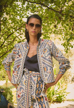 Load image into Gallery viewer, ONCE WAS AURORA REVERSIBLE JACKET PETINOS FLOROS/BLUE ASH
