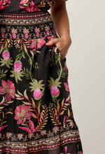 Load image into Gallery viewer, ONCE WAS CORDELIA SHIRRED SKIRT ANTHOS LOTOS
