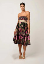 Load image into Gallery viewer, ONCE WAS CORDELIA SHIRRED SKIRT ANTHOS LOTOS
