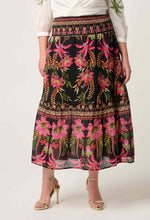 Load image into Gallery viewer, ONCE WAS CORDELIA SHIRRED SKIRT ANTHOS LOTOS
