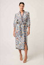 Load image into Gallery viewer, ONCE WAS ZENOBIA FRINGE MIDI SKIRT PETINOS FLOROS
