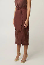 Load image into Gallery viewer, ONCE WAS SOLENE MIDI SKIRT
