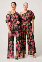 Load image into Gallery viewer, ONCE WAS JUNO ONE SHOULDER TOP ANTHOS LOTOS PRINT
