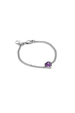 Load image into Gallery viewer, STOLEN GIRLFRIENDS CLUB SILVER LOVE CLAW BRACELET AMETHYST
